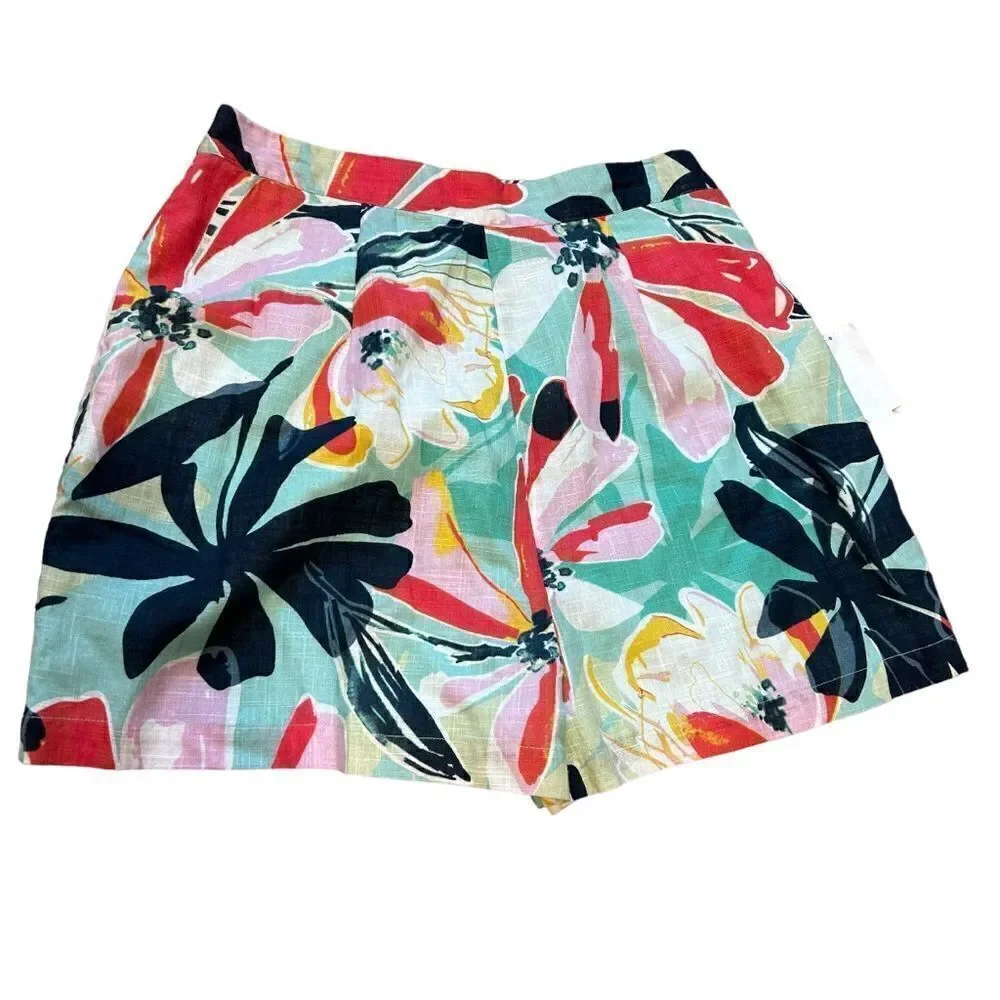 Revolve WALTER BAKER Taylor Floral Tropical Leaf Print Shorts NWOT